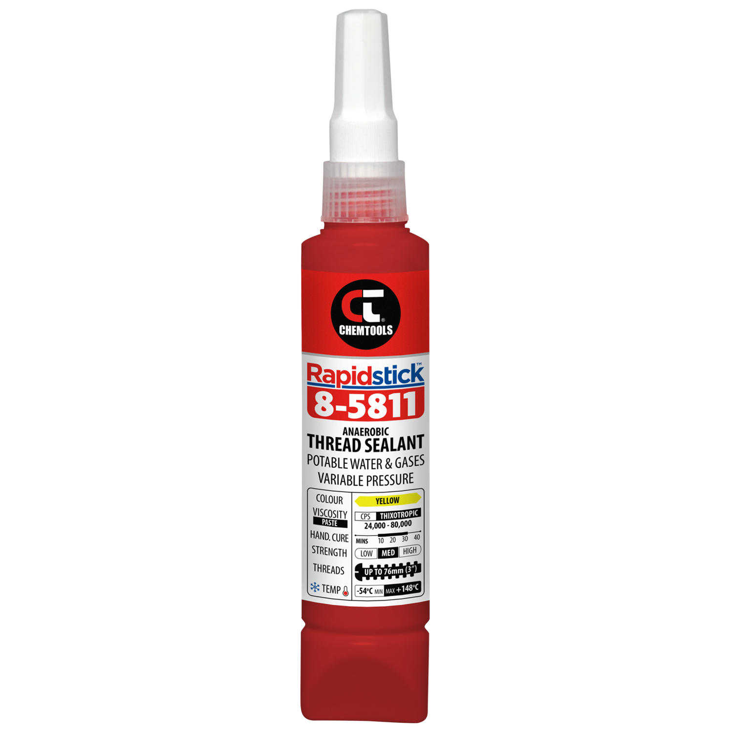 Rapidstickâ„¢ 8-5811 Thread Sealant (Gas & Potable Water, Variable Pressure)