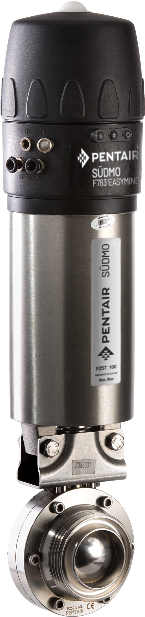 Pentair Südmo Actuated Butt Weld Ball Valve F262