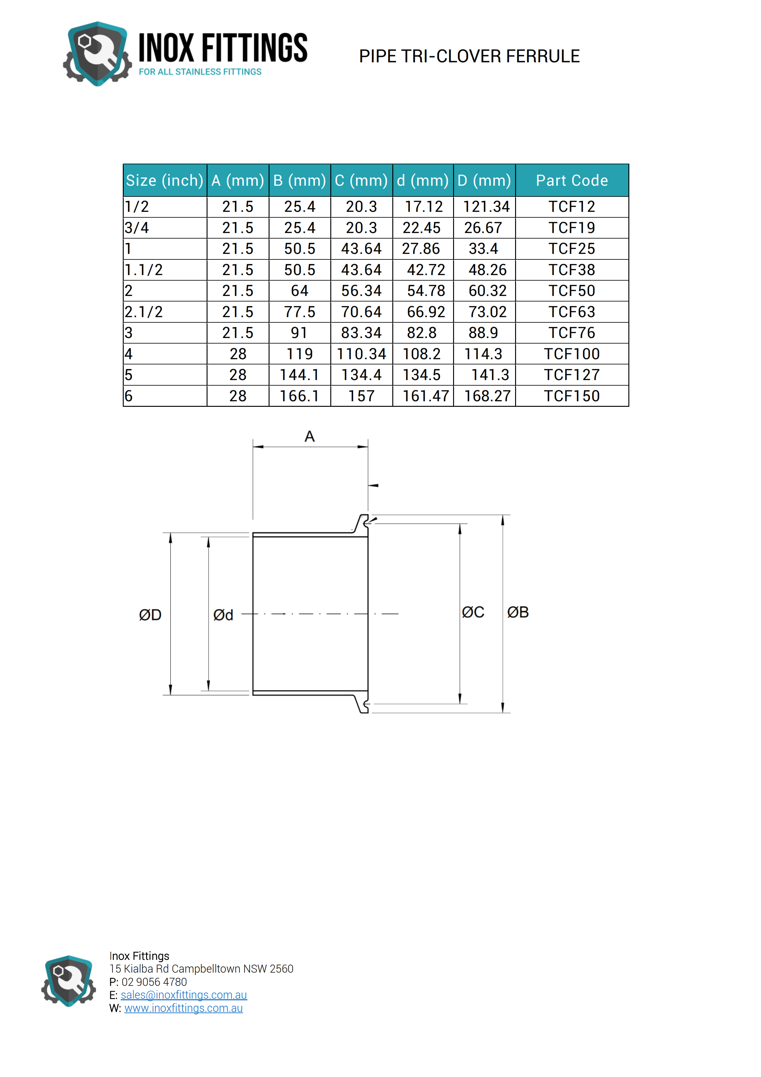 Sch10 Pipe Butt Weld Tri clamp Ferrule