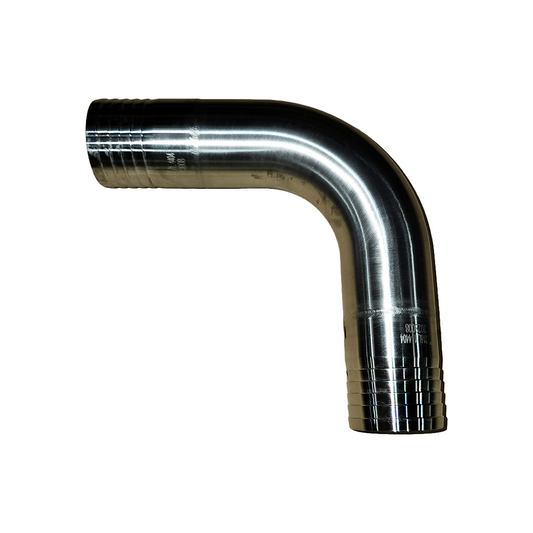 90 Degree Elbow with Hose Tails Sanitary/Hygienic 316SS