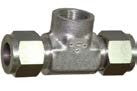 90 Degree Compression Tee to BSP 1/4 to 1 inch