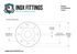 Table E Screwed BSP Flange 4" 100NB