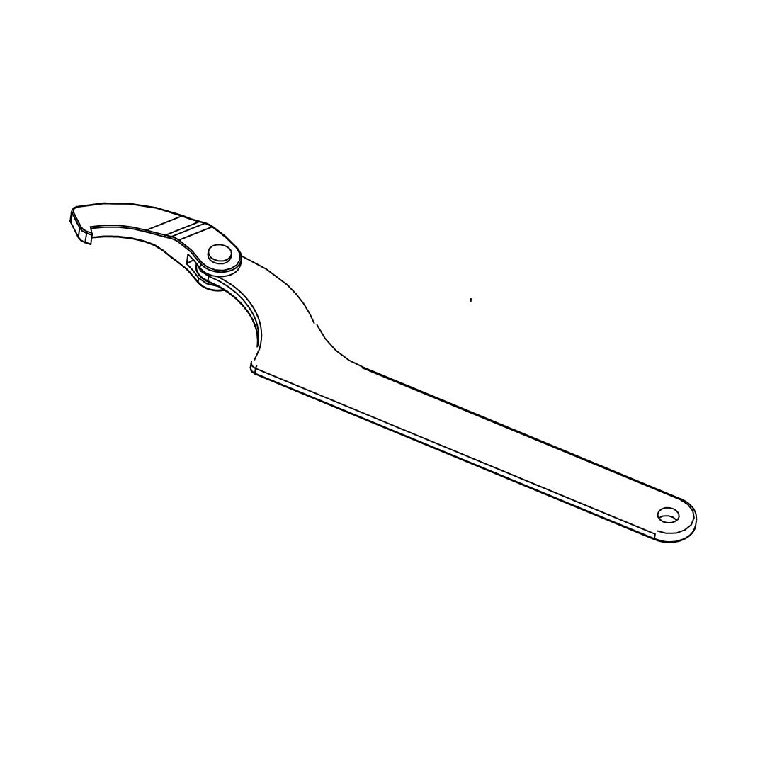 RJT BSM Slotted Nut Spanner