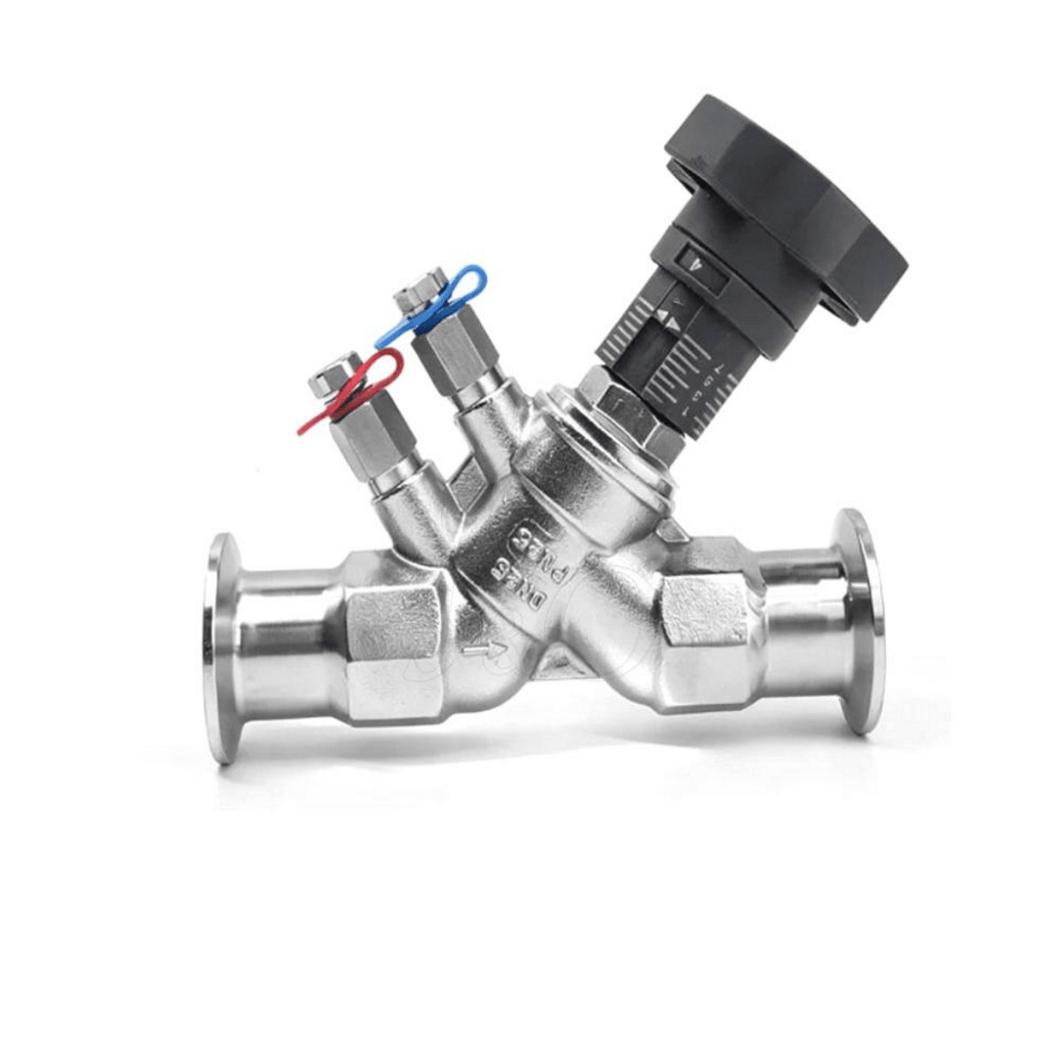 Data Centre Tri Clamp Balance valve 304 Stainless - Inox Fittings