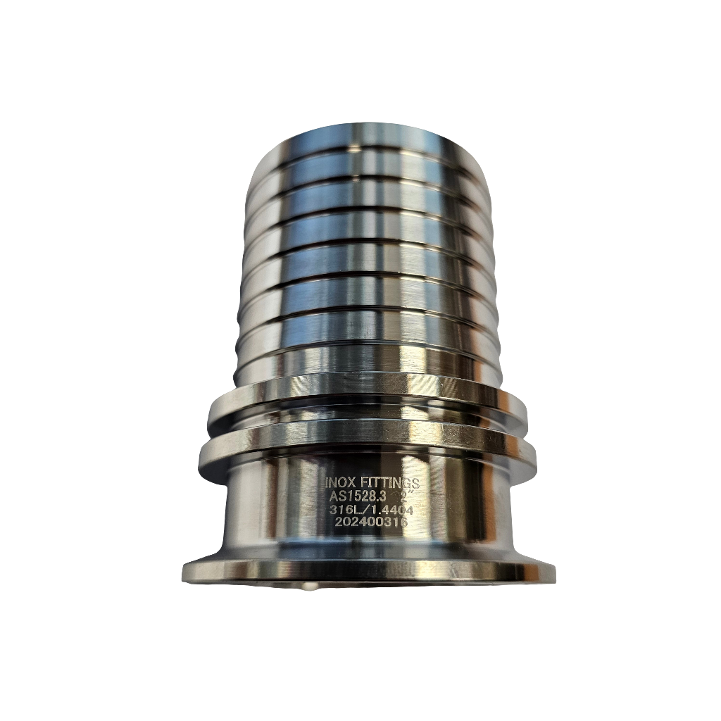 Tri-Clamp to Hose Crimp Tail