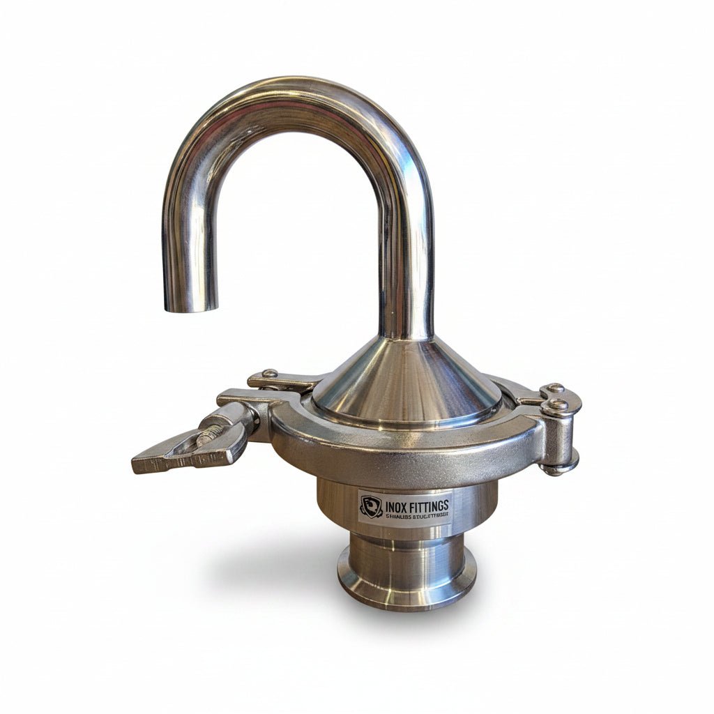 Hygienic Tri Clamp Auto Air Bleed Relief Valve (Peroxide Cured EPDM) - Inox Fittings