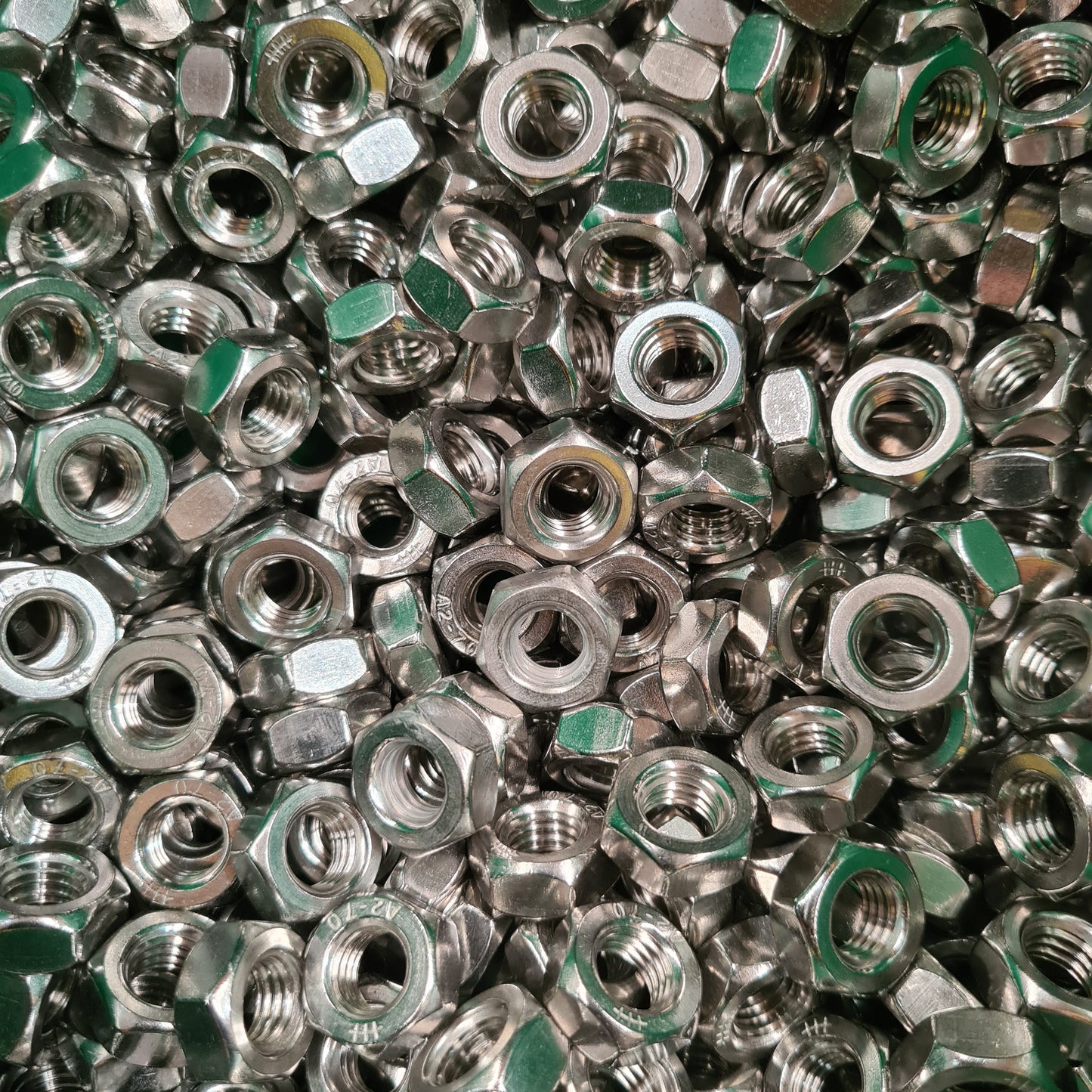 Metric Stainless steel hex nuts in 316 or 304