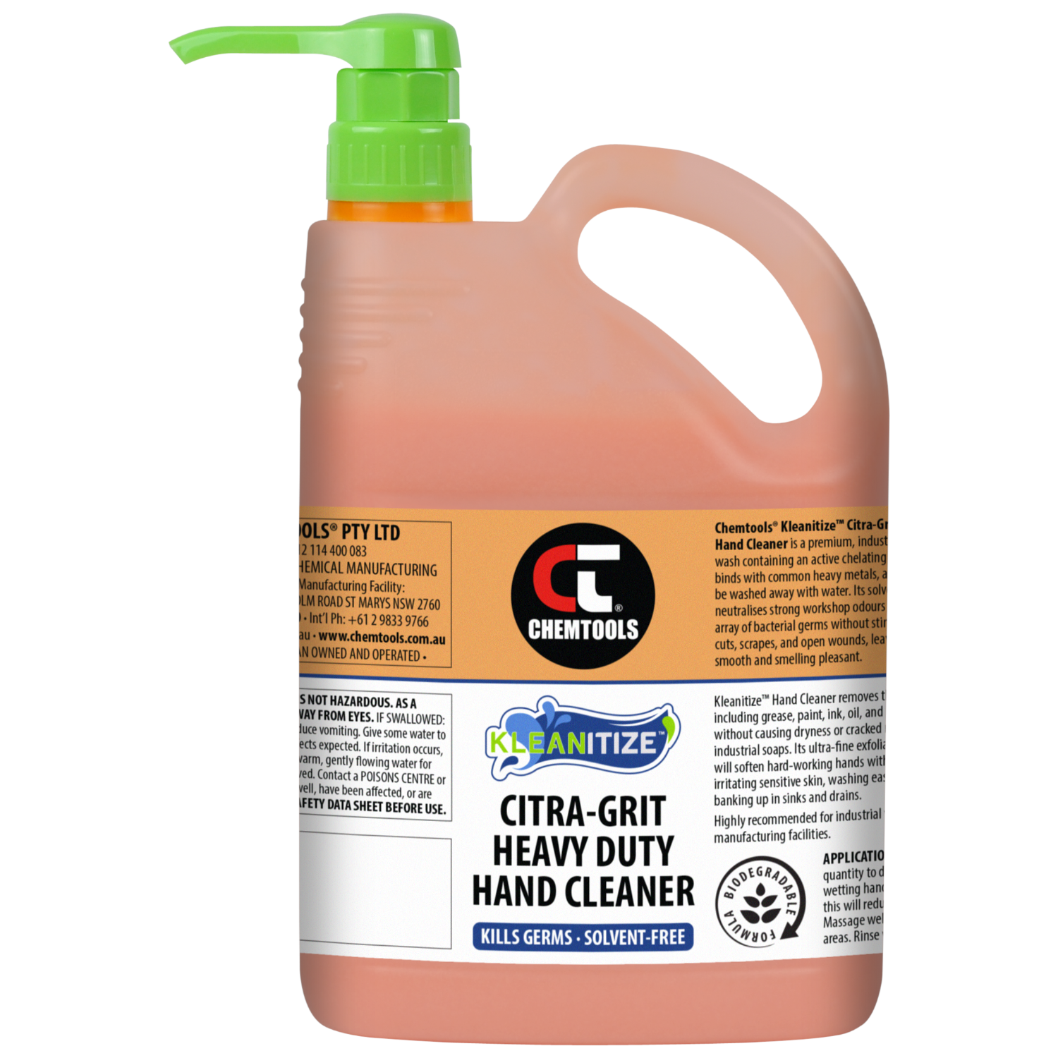 Kleanitize Citra-Grit Heavy Duty Hand Cleaner