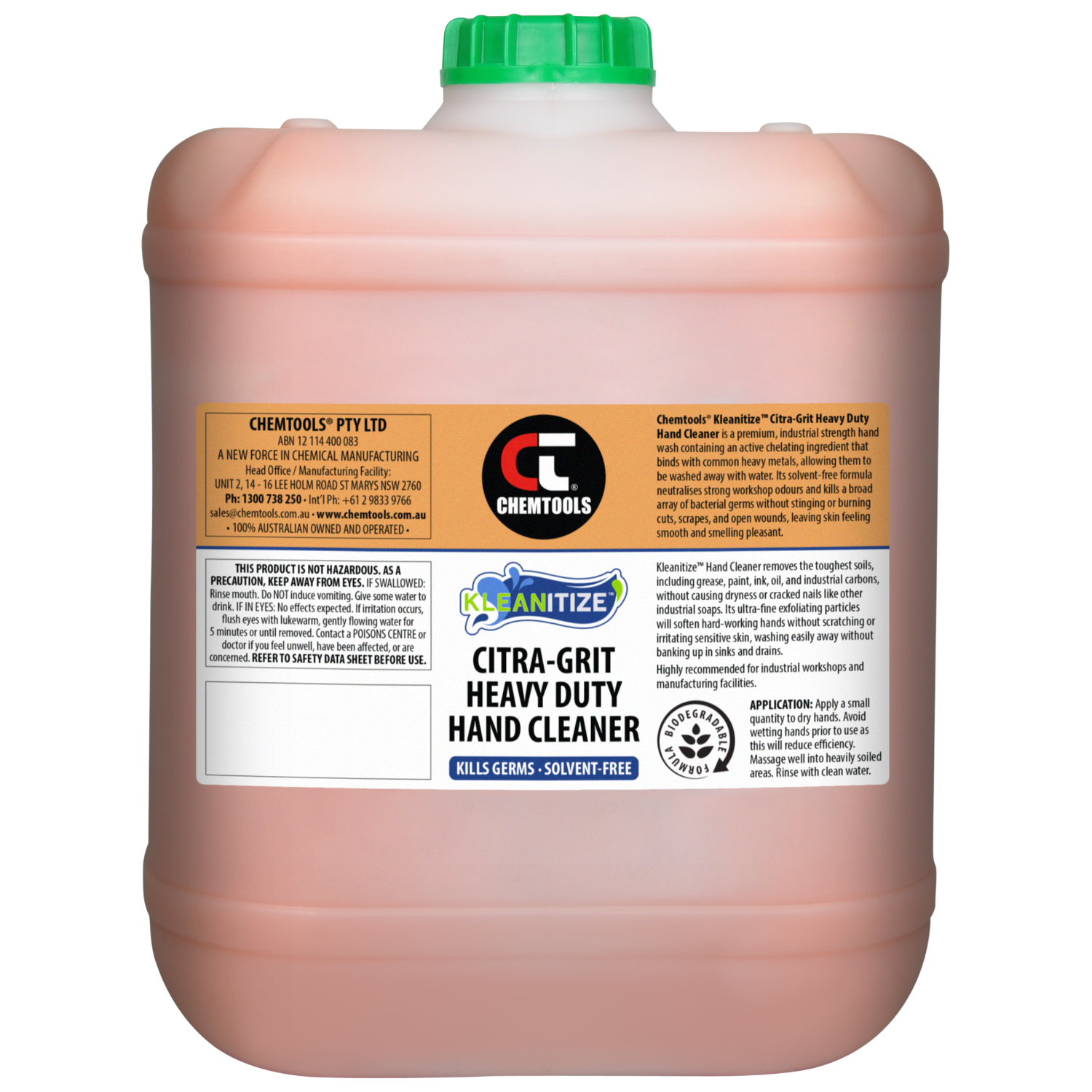 Kleanitize Citra-Grit Heavy Duty Hand Cleaner