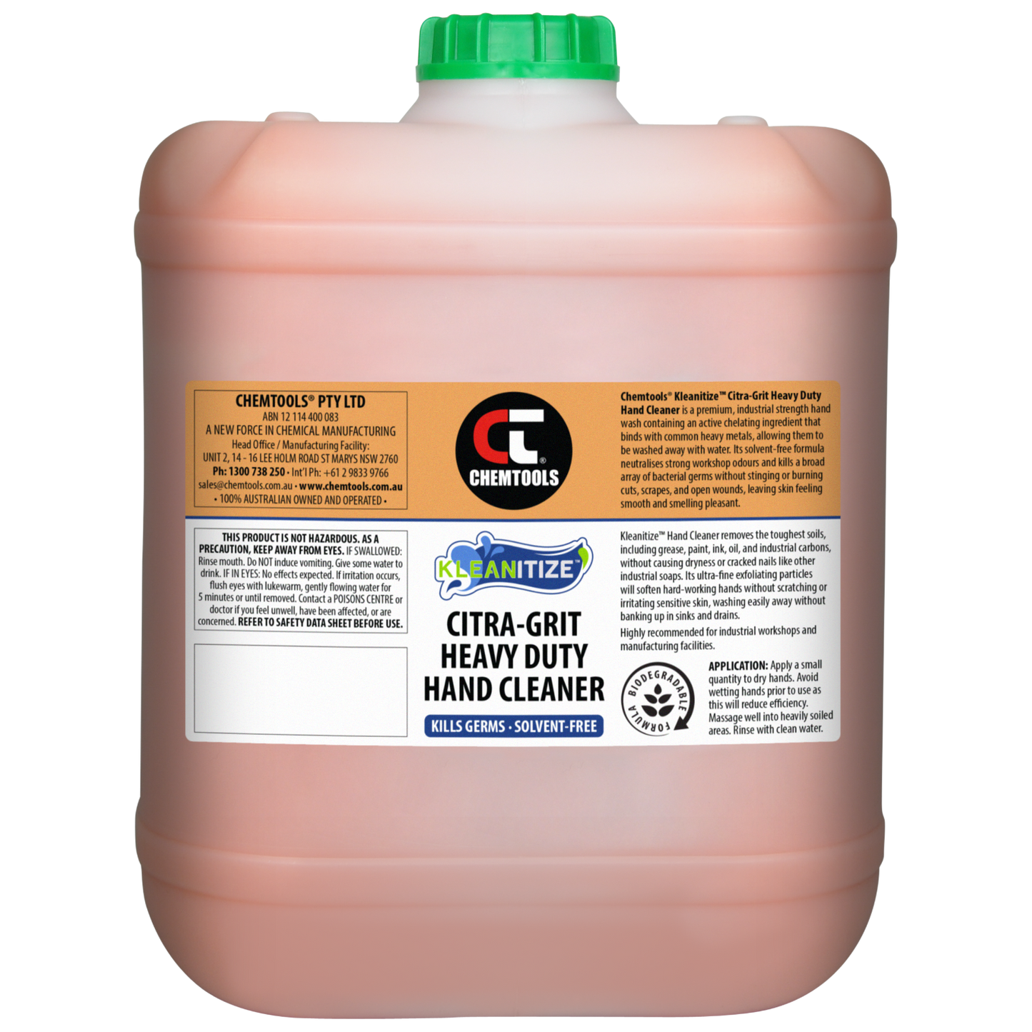 Kleanitize Citra-Grit Heavy Duty Hand Cleaner