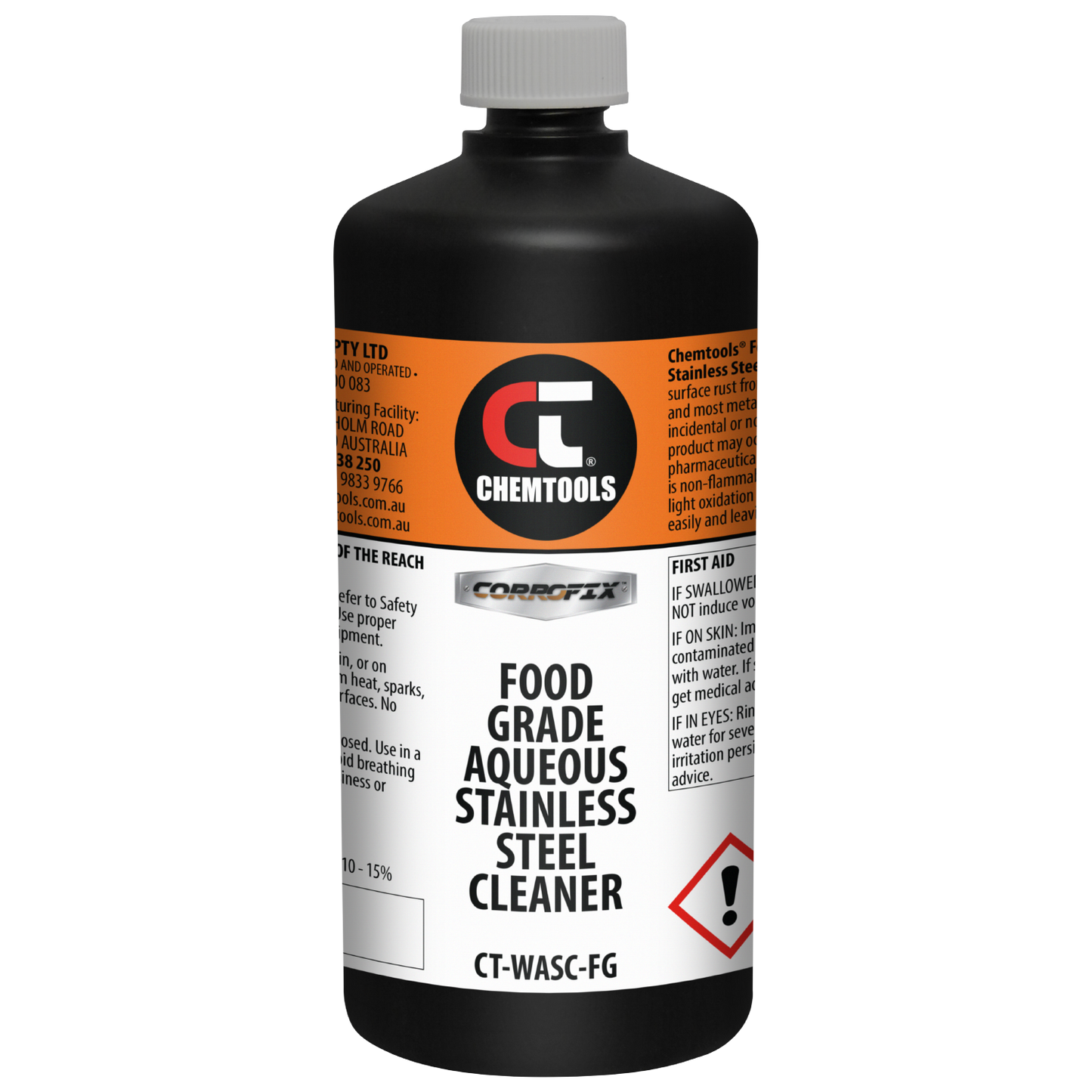 Corrofix™ Food Safe Aqueous Stainless Steel Cleaner